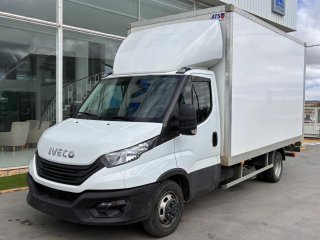 Caja cerrada con plataforma elevadora IVECO 35C16 3.0 20m3