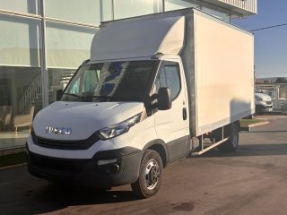 Caja cerrada con plataforma elevadora IVECO 35C16 20m3