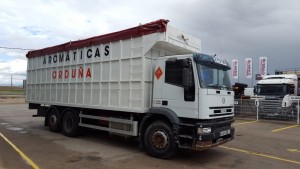 Entrega de camión usado IVECO MH260E35YP basculante, para nuestro amigo Raul del Toro, Castellón.