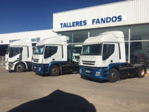 Entrega de 3 tractoras IVECO AT440S45TP para Andalucía.