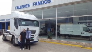 Hoy hacemos entrega de un tractora de ocasión IVECO AS440S45TP a nuestro amigo Mamadou de Senegal. Esperamos que disfrutes de la maquina.