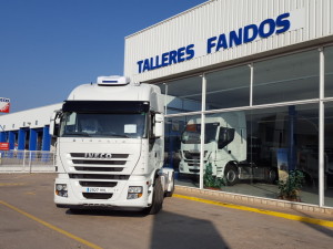 Entrega de cabeza tractora de ocasión IVECO AS440S50TP automática con intarder para nuestro amigo Miguel de Monserrat, Valencia.