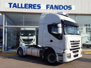 Entrega de cabeza tractora de ocasión IVECO AS440S50TP automática con intarder para nuestro amigo Miguel de Monserrat, Valencia.