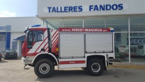Camión de demostración contra incendios IVECO ML140E30W