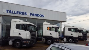 Entrega de 4 Scanias R420 para Sevilla