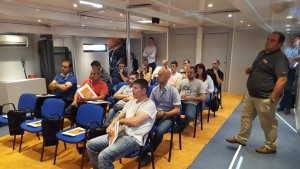 Ayer estuvimos en la caravana en nuestro Taller Autorizado de Alcañiz, Talleres Autobasas.