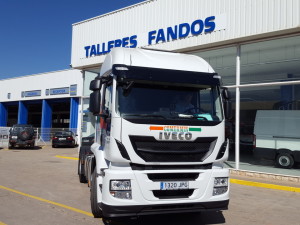 Entrega de cabeza tractora nueva IVECO AT440S46T/P para Alcorisa , Teruel.