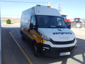 Entrega de furgón IVECO 35S15V de 12m3 para Sergruco, SL.