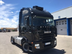 Entrega de tractora de ocasión IVECO AS440S46TP automatica con intarder del año 2013, para nuestro amigo Emilio de Alcañiz Teruel.