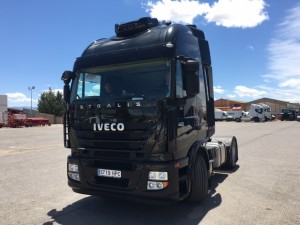 Entrega de tractora de ocasión IVECO AS440S46TP automatica con intarder del año 2013, para nuestro amigo Emilio de Alcañiz Teruel.