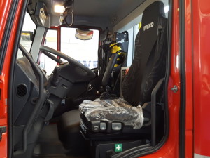 Entrega de camión de bomberos IVECO Magirus.