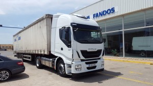 Entrega de cabeza tractora nueva IVECO AS440S48TP para nuestro amigo Pedro de Andorra. 