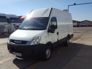 Entrega de furgón de ocasión IVECO 35S13 de 12m3 a nuestros amigos de Barbastro Huesca.