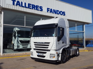 Entrega de cabeza tractora de ocasión IVECO AS440S46TP año 2012 para Sevilla.