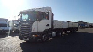 Exportación de cabeza tractora de ocasión Scania R420 que se va para Iraq.