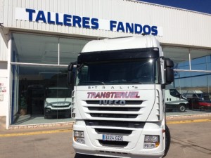 Entrega de otra cabeza tractora de ocasión IVECO, para nuestros amigo de Transteruel, en esta ocasión se trata de una AS440S50TP. .