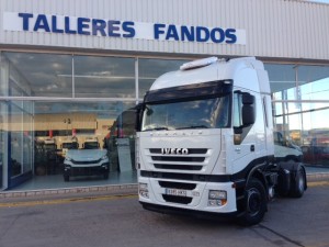 Entrega de tractora de ocasión IVECO AS440S46TP para Barcelona. Visita: www.talleresfandos.com