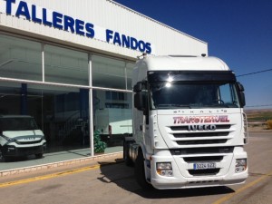 Entrega de otra cabeza tractora de ocasión IVECO, para nuestros amigo de Transteruel, en esta ocasión se trata de una AS440S50TP. .