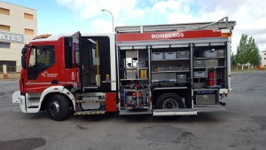 Entrega de una Bomba Urbana Ligera a la Diputación Provincial Teruel.