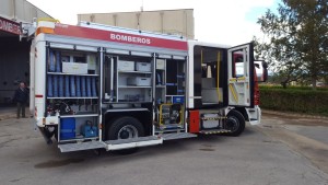 Entrega de una Bomba Urbana Ligera a la Diputación Provincial Teruel.