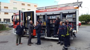 Entrega de una Bomba Urbana Ligera a la Diputación Provincial Teruel.