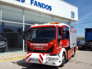 Entrega de una Bomba Urbana Ligera a la Diputación Provincial Teruel.