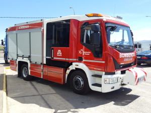 Entrega de una Bomba Urbana Ligera a la Diputación Provincial Teruel.