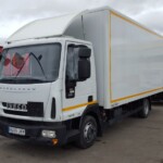 Entrega de camión de ocasión IVECO Eurcargo ML75E18, en Teruel.