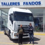 Entrega de cabeza tractora de ocasión  IVECO AS440S50TP  para Vilvestre del Pinar, Burgos.