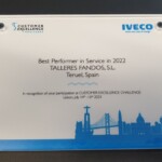 FANDOS campeón de Europa en Servicio Postventa en el Costumer Excellence Challenge de IVECO.